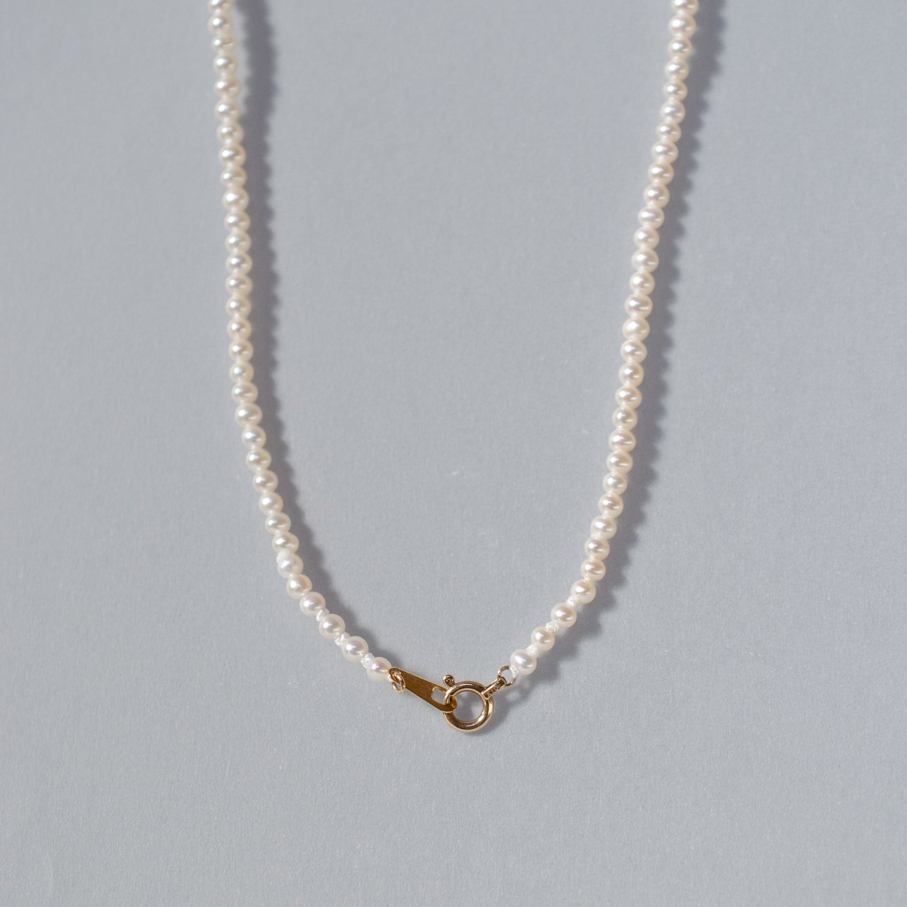 K10ルビー,ベビーパールのネックレス