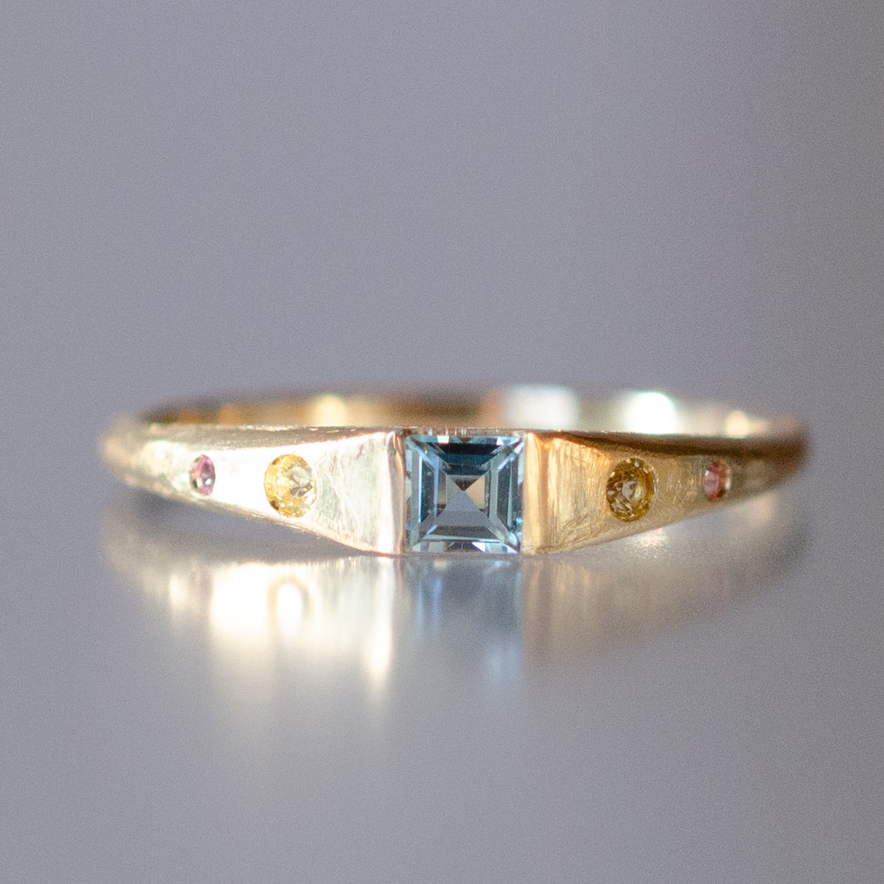 K10 アクアマリン サファイア リング | Tesoro