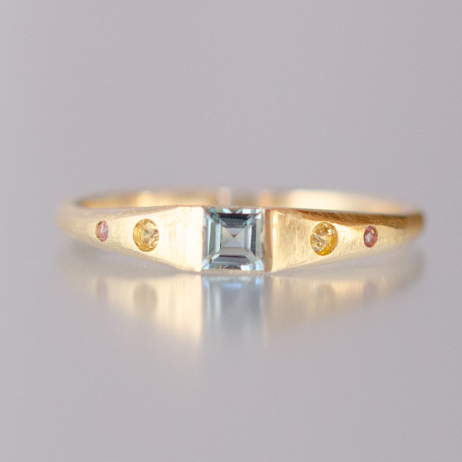 K10 アクアマリン サファイア リング | Tesoro