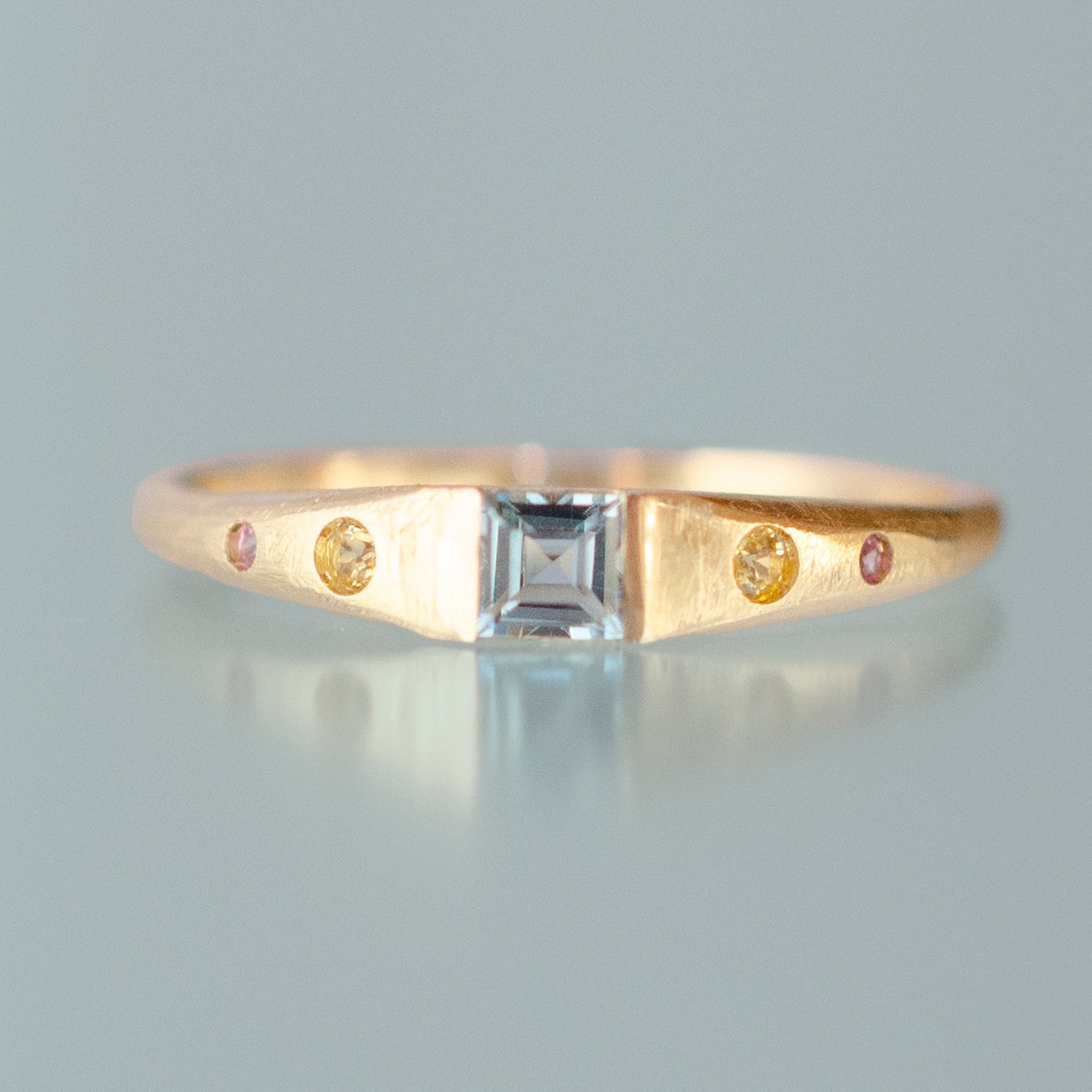 K10 アクアマリン サファイア リング | Tesoro