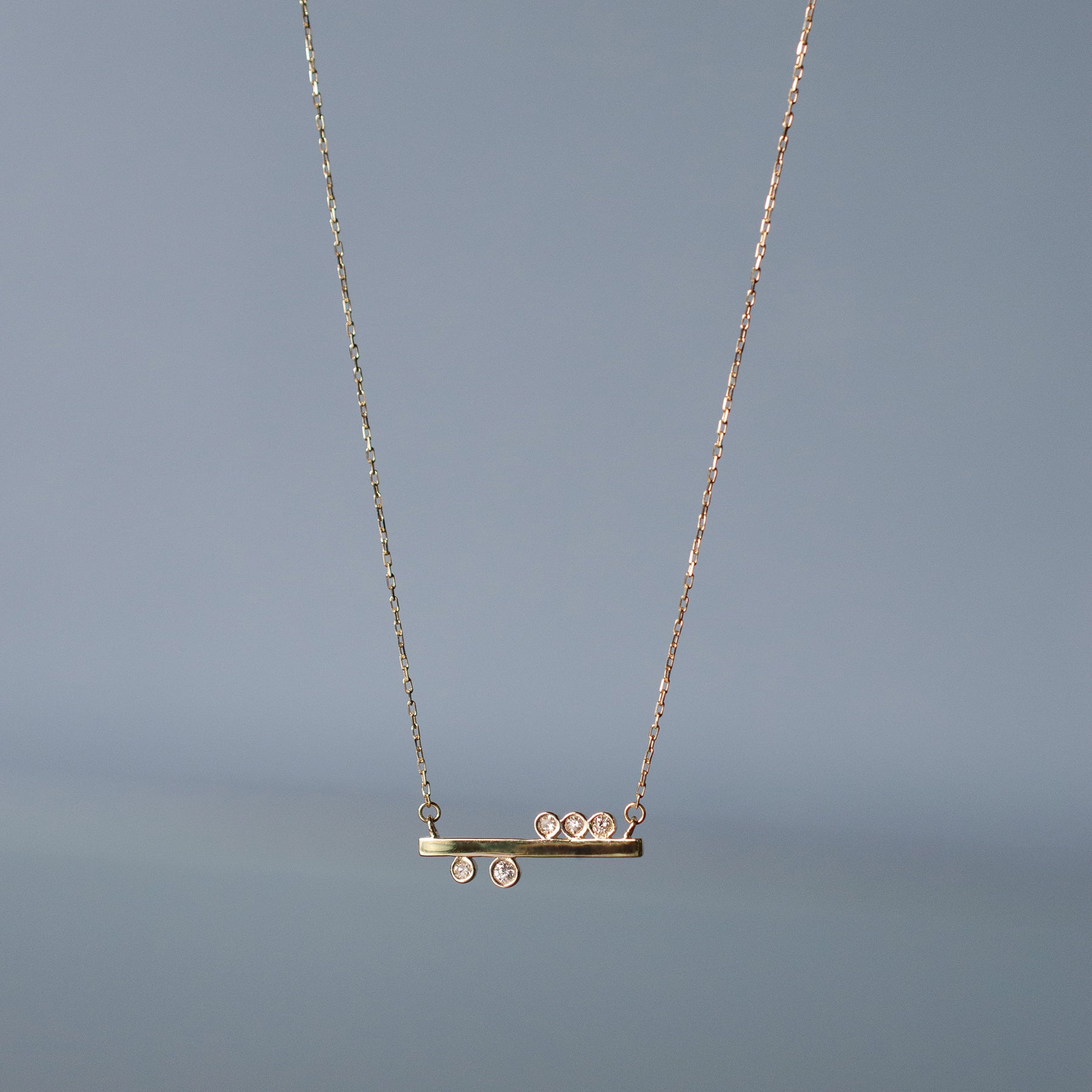 K10 DIAMOND TEMPO NECKLACE