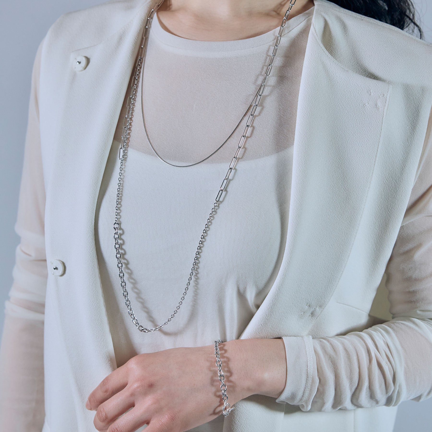 テクニカルロングネックレス 2WAY