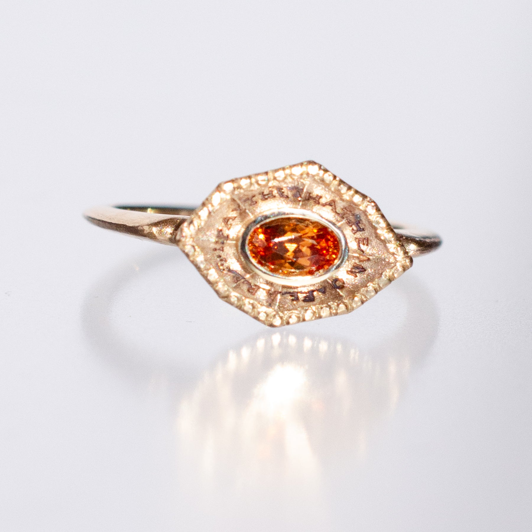 K10 マンダリンガーネットリング | Tesoro