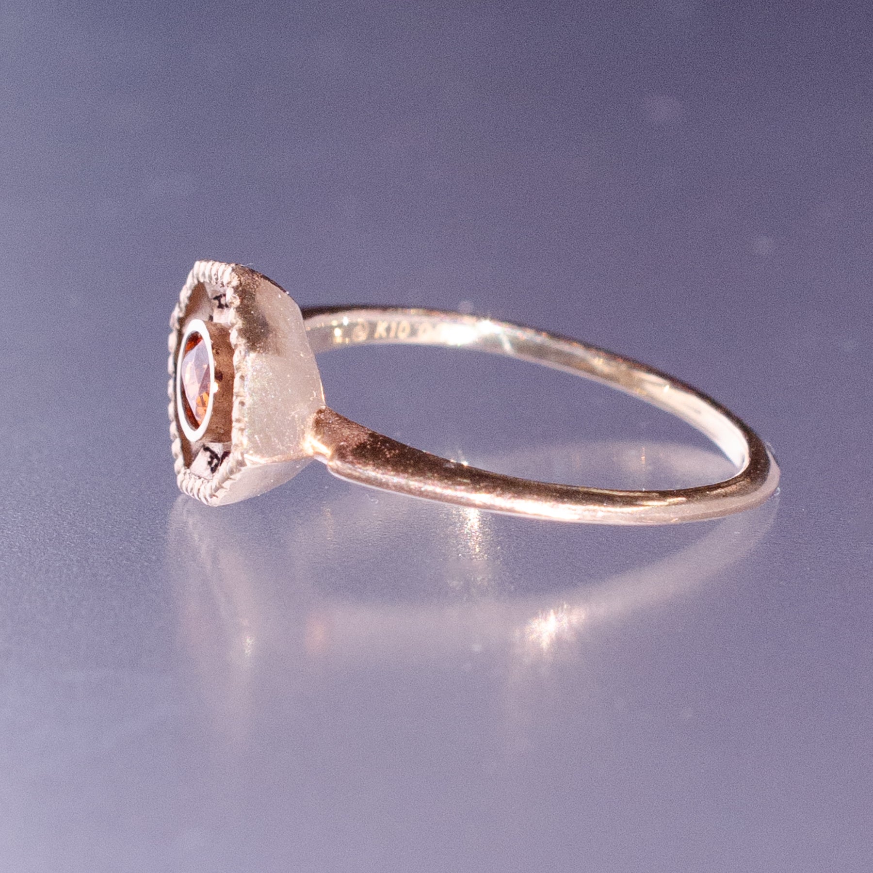 K10 マンダリンガーネットリング | Tesoro