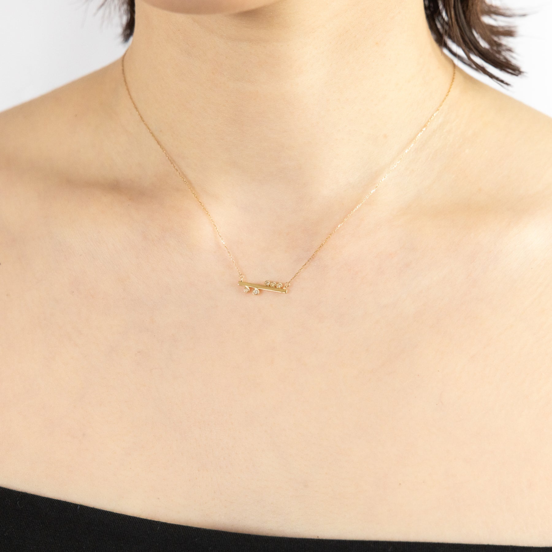 K10 DIAMOND TEMPO NECKLACE