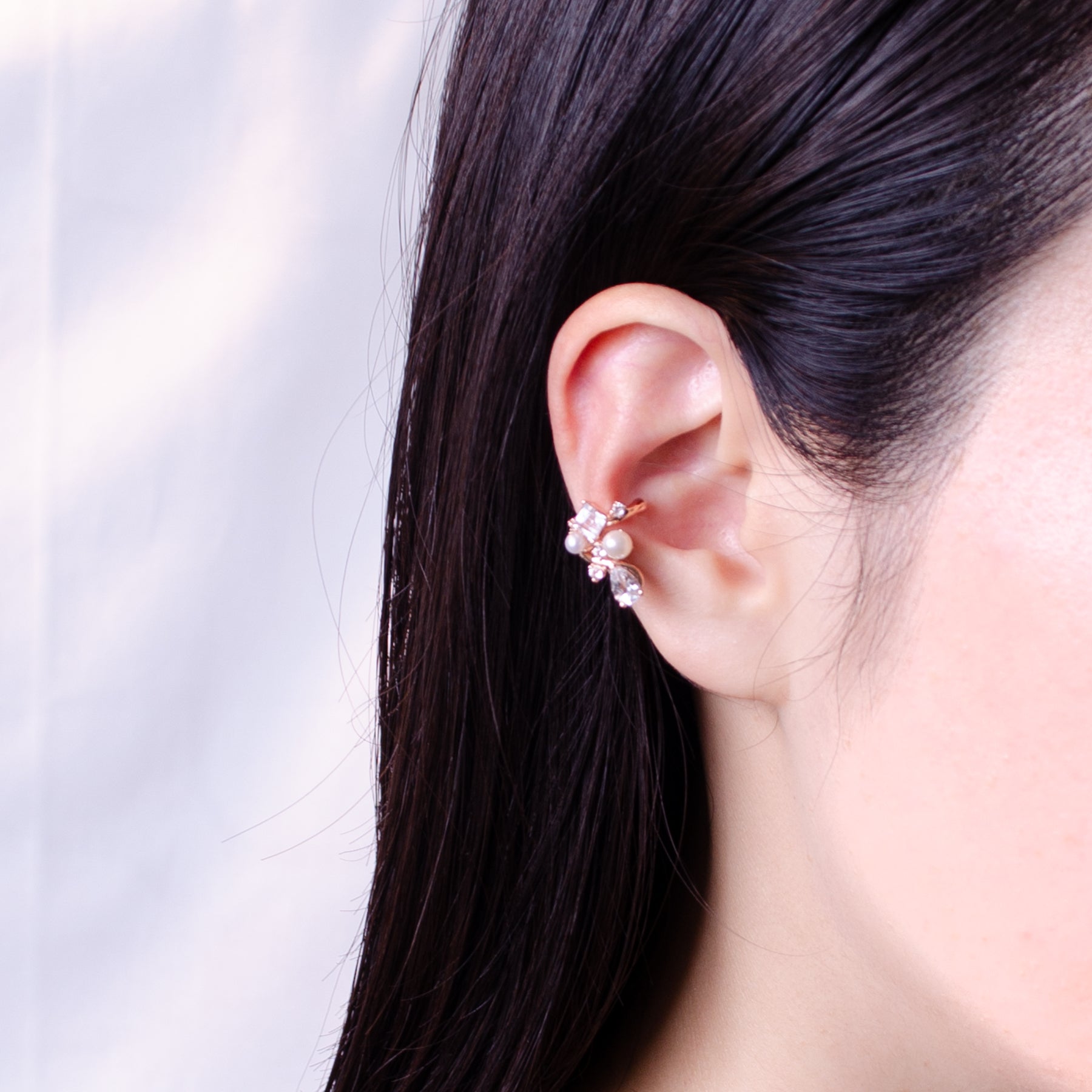 Bouquet Ear Cuffs ｜Pear Shape｜