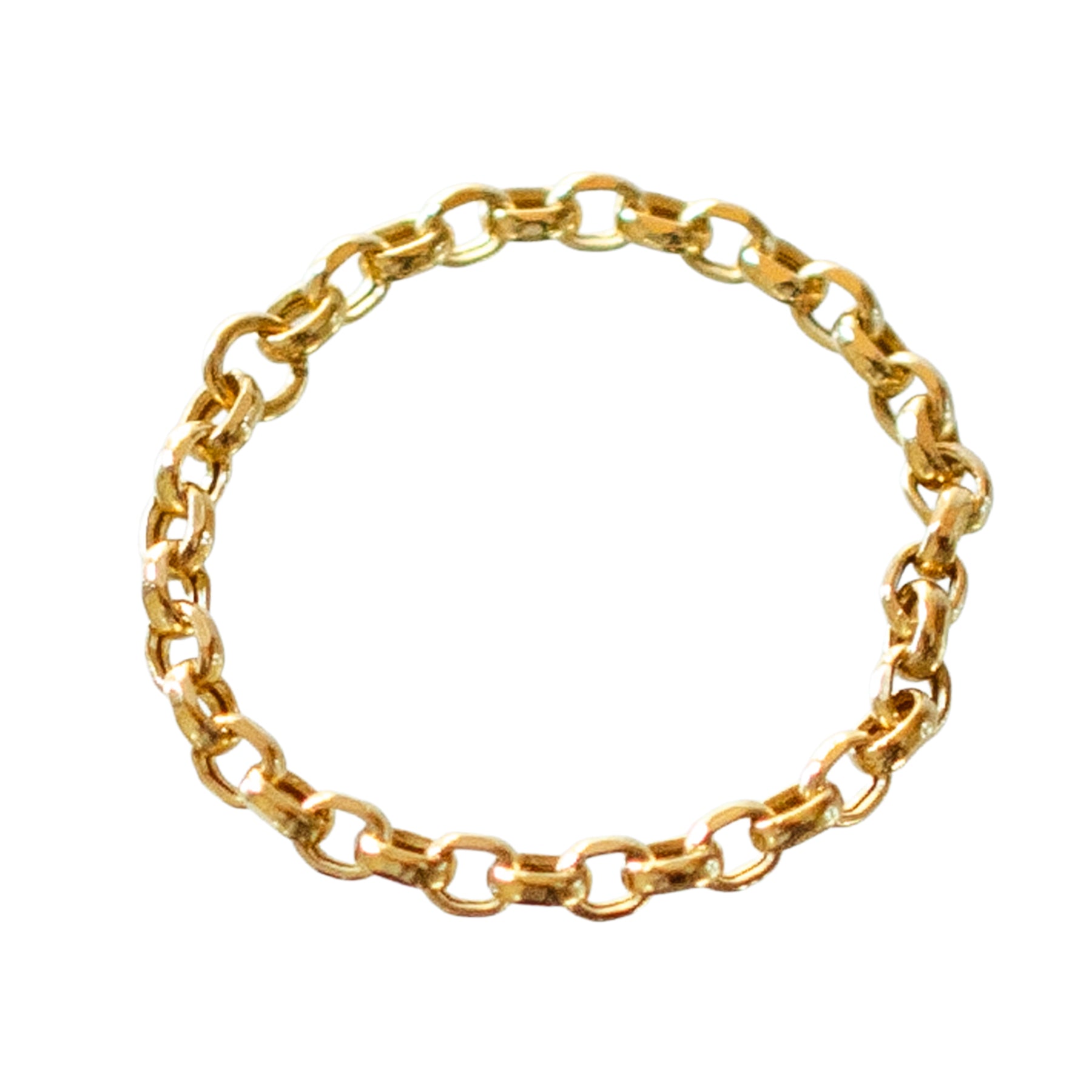 K18 カットエスカルゴ チェーンリング