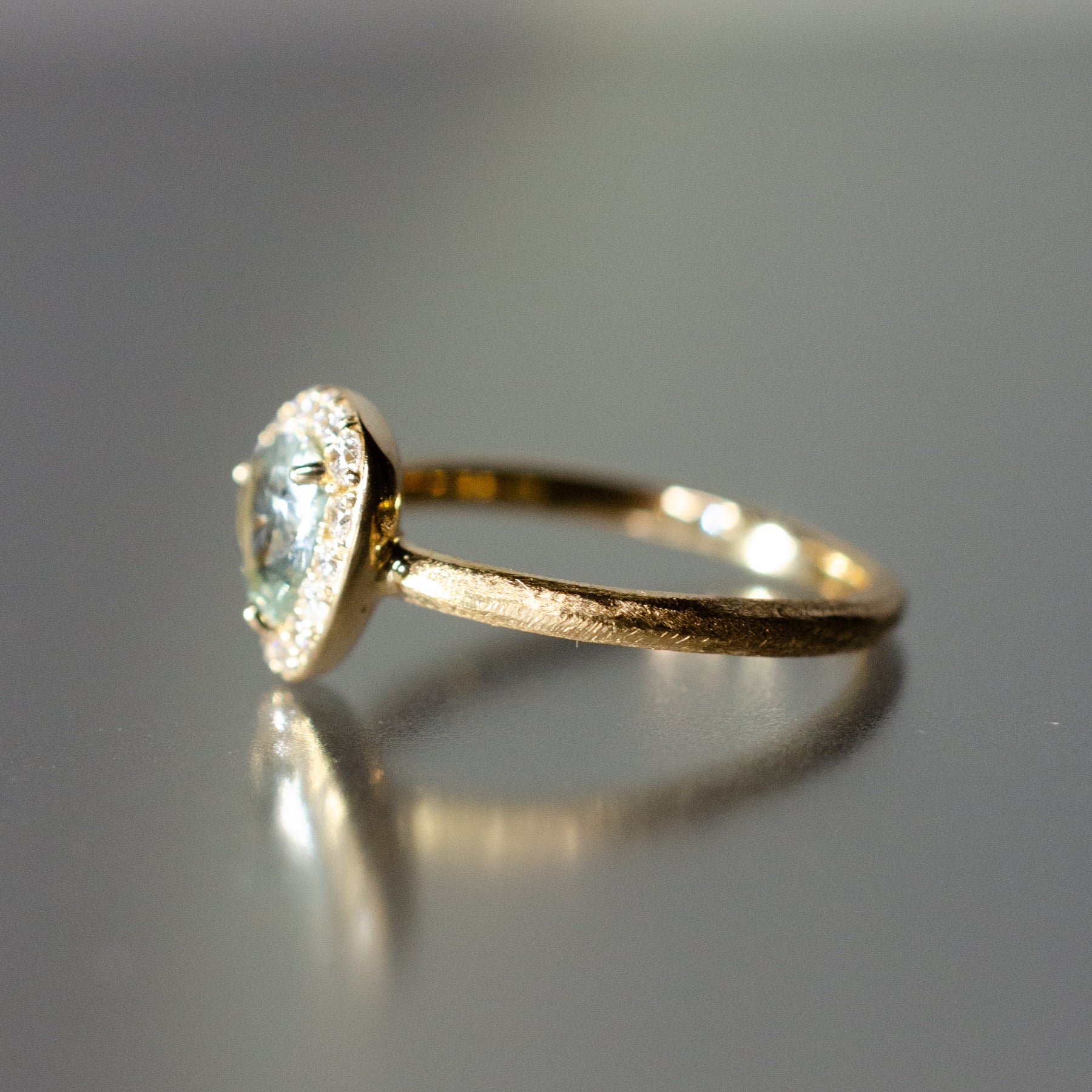 K18 サファイア ダイヤモンド リング | Tesoro