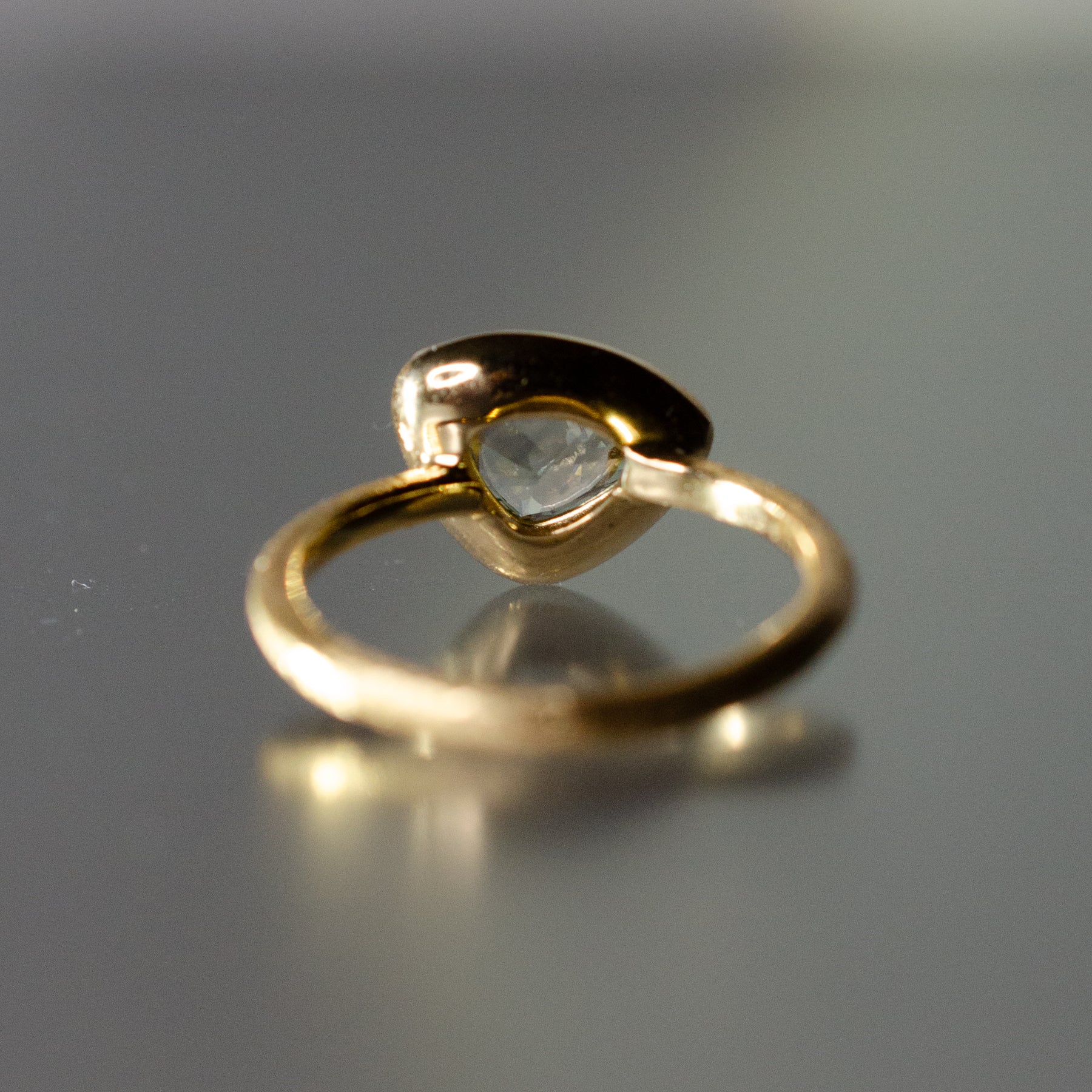 K18 サファイア ダイヤモンド リング | Tesoro