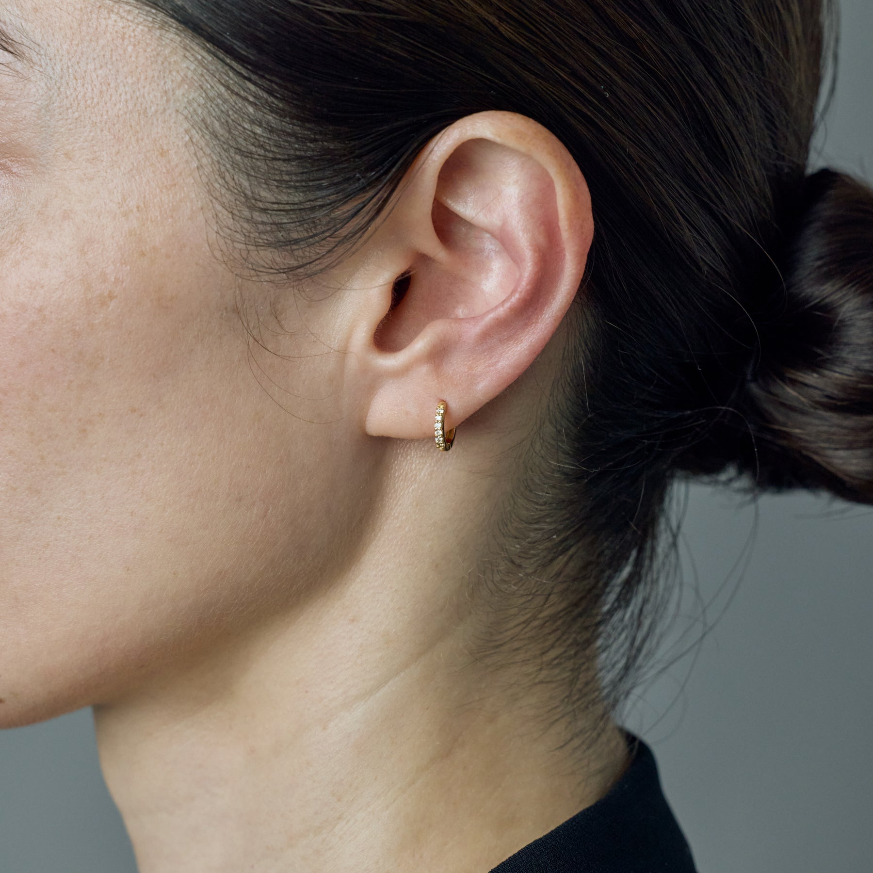 ミニマムキャッチレスダイヤピアス