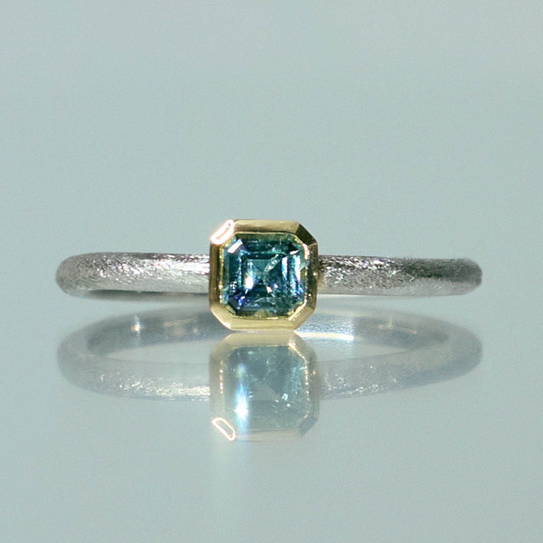 K18,PT900サファイアリング | Tesoro