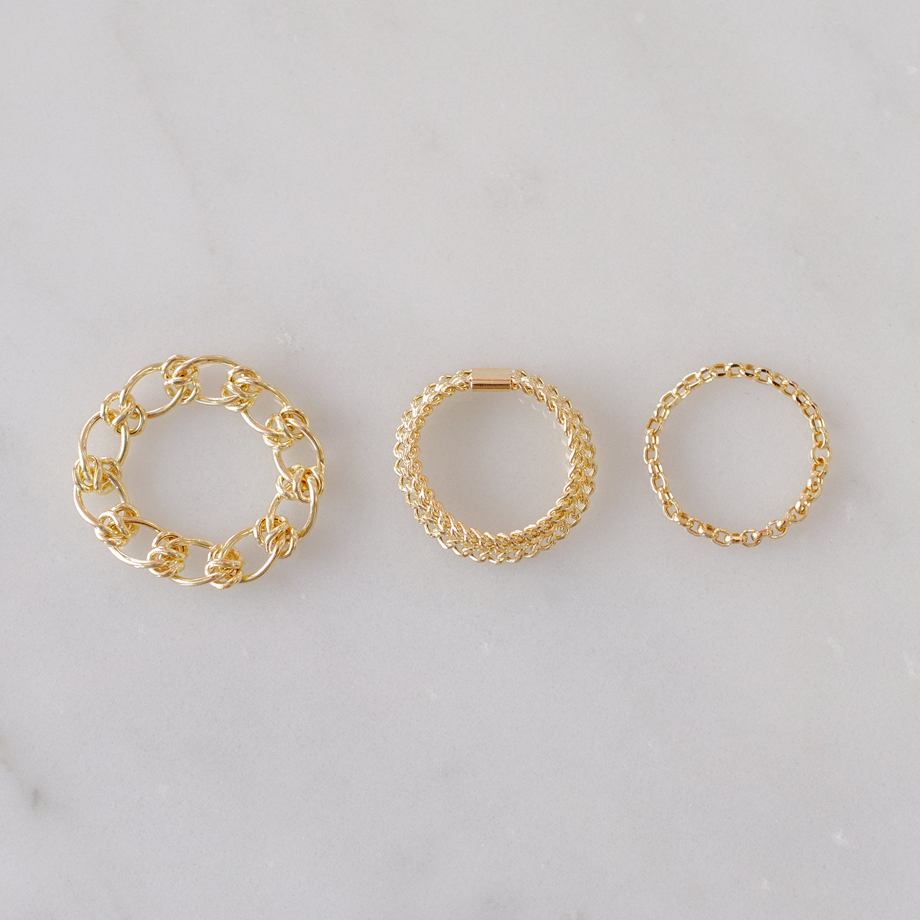 K18 キヘイビスマルク チェーンリング